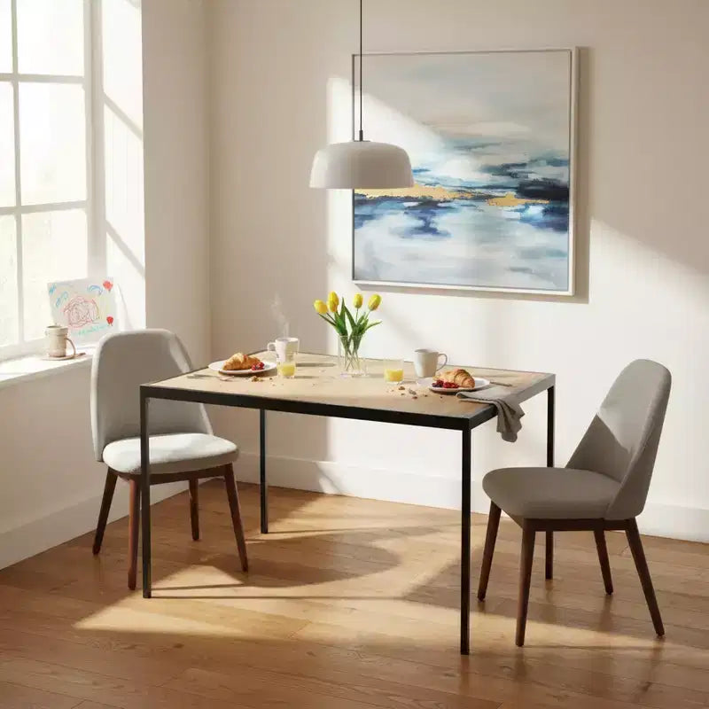 Compact Dining Table for 2, Small Kitchen or Apartment Dining
