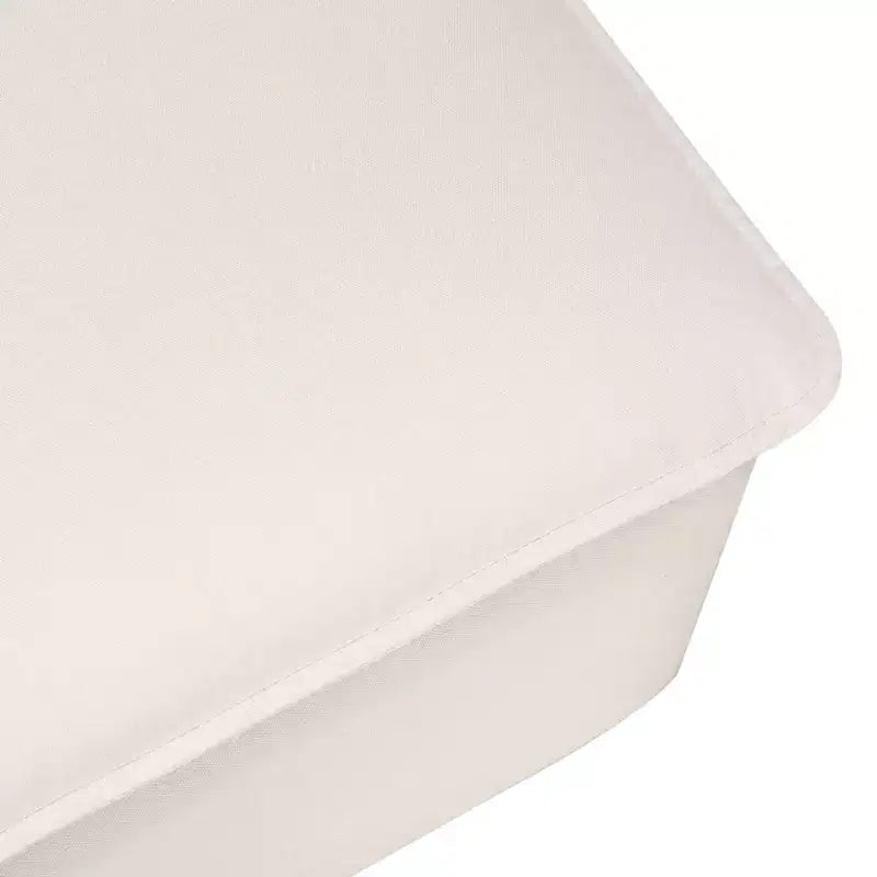 Storage Ottoman, Boucle Upholstered with Soft-Close Lid for Nursery