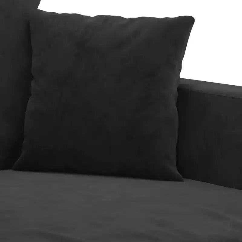 Modern Black Velvet Sofa Chair