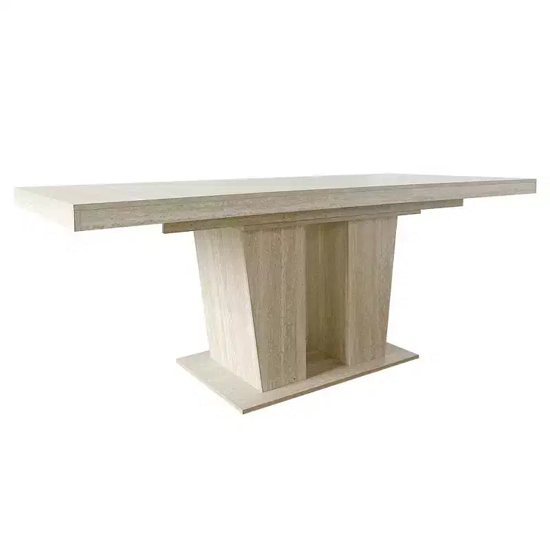 Rustic Rectangle Extendable Dining Table, 62.99–78.74 in, Seats up to 8